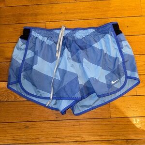 blue nike running shorts